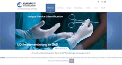 Desktop Screenshot of europe-it-consulting.ch